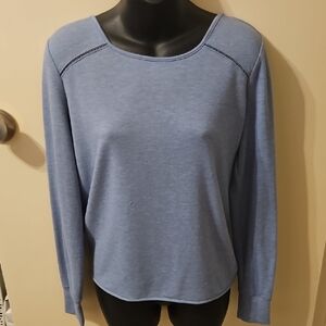 Victoria Secret Workout Blue Long Sleeve Top Size XS